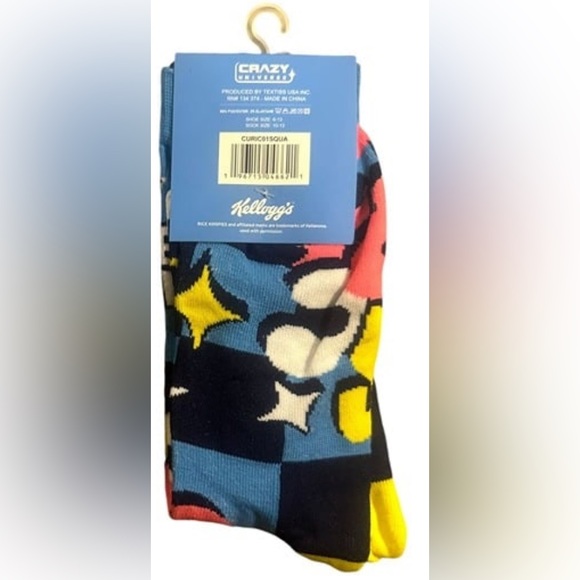 NWT Kelloggs Rice Krispies Y2K Novelty Socks - Picture 5 of 13